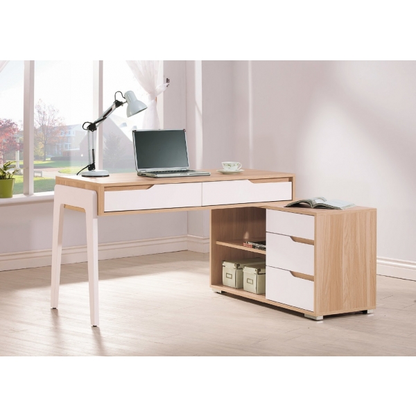 艾莎北歐4.1尺功能書桌