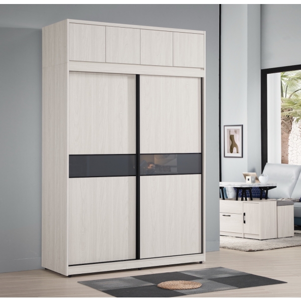 蘿克斯4尺拉門衣櫃 被櫃設計 自選內裝組合 