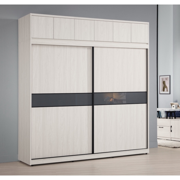 蘿克斯7.5尺拉門衣櫃 被櫃設計 自選內裝組合