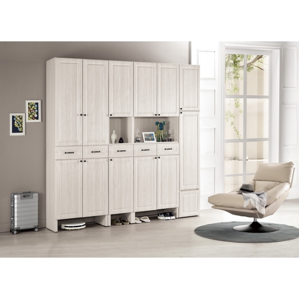 克里斯玄關組合鞋櫃 掃地機收納櫃