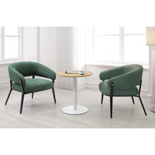 尚恩2尺木紋洽談桌 尚恩休閒椅