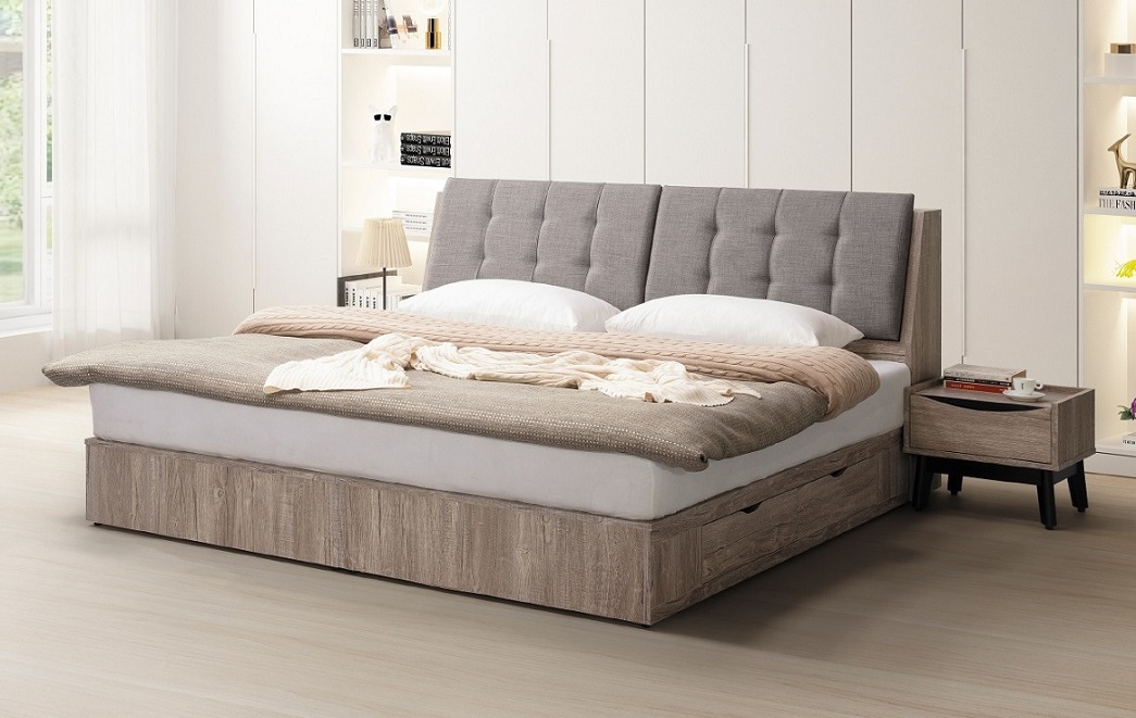 波爾多床頭箱 3.5尺5尺6尺 床頭枕設計 插座設計
