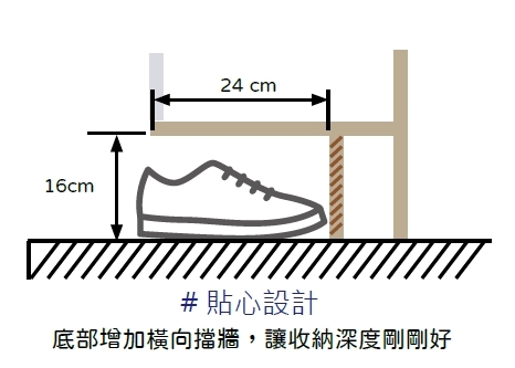 米蘭2.7尺鞋櫃