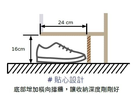 柏林4尺鞋櫃