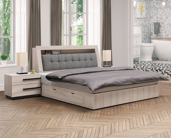 瑪爾斯床頭箱 3.5尺5尺6尺 床頭枕設計