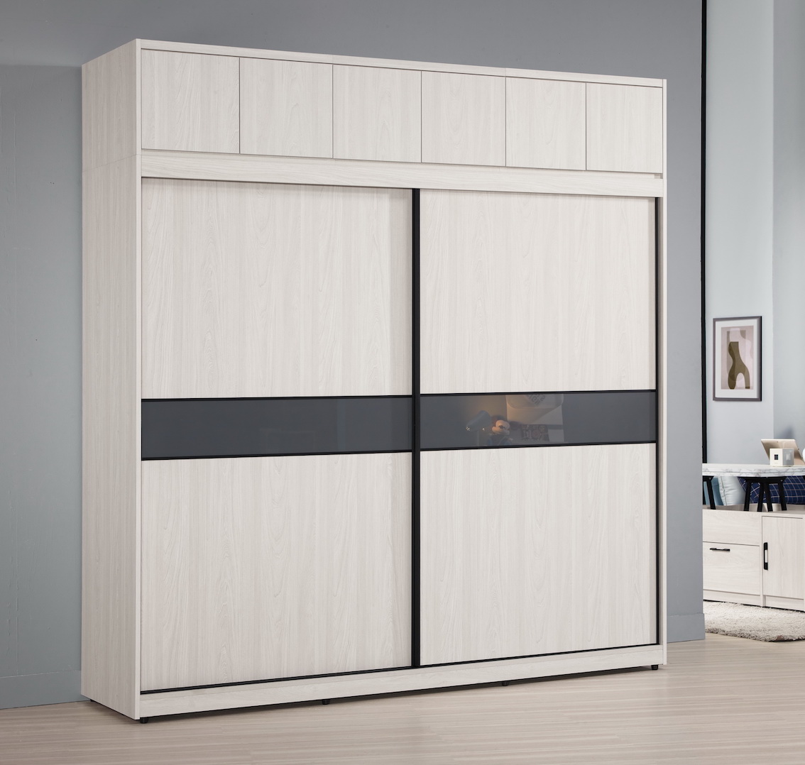 蘿克斯6尺拉門衣櫃 被櫃設計 自選內裝組合
