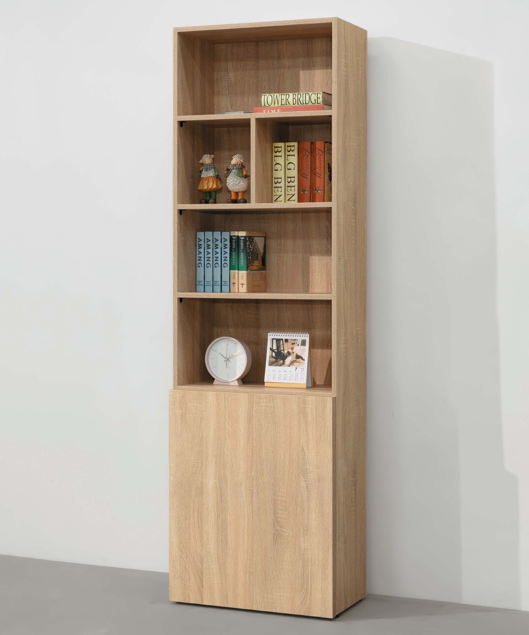 雨果組合書櫃 2.5尺二門2尺收合桌