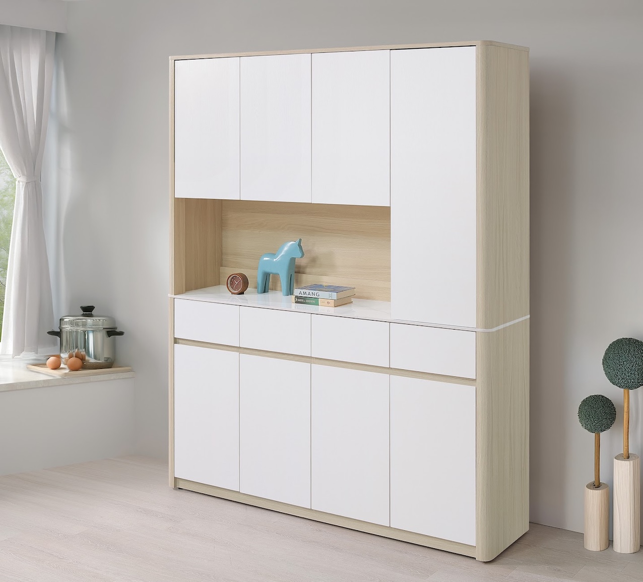 黛娜5.3尺岩板收納櫃組