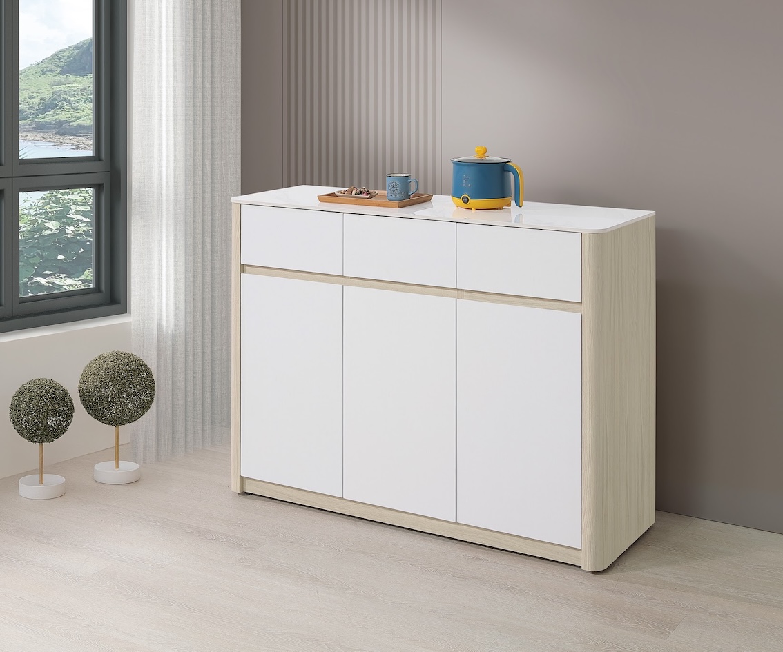 黛娜4尺岩板收納櫃下座