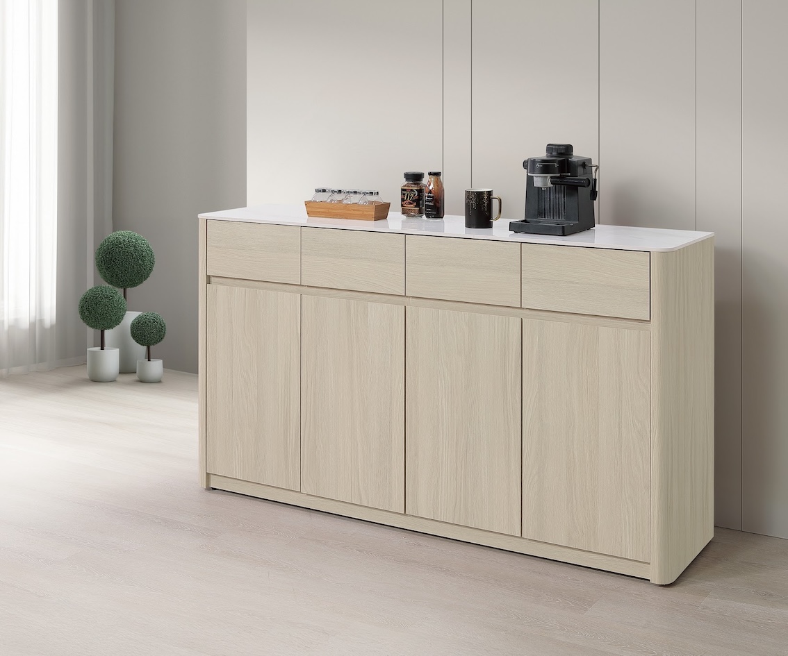 佛雷5.3尺岩板收納櫃下座