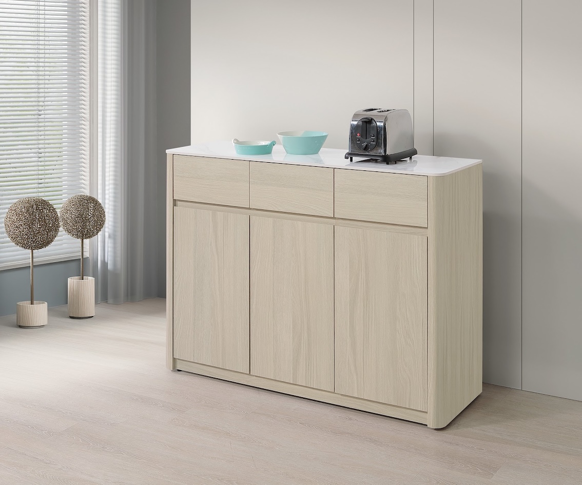 佛雷4尺岩板收納櫃下座