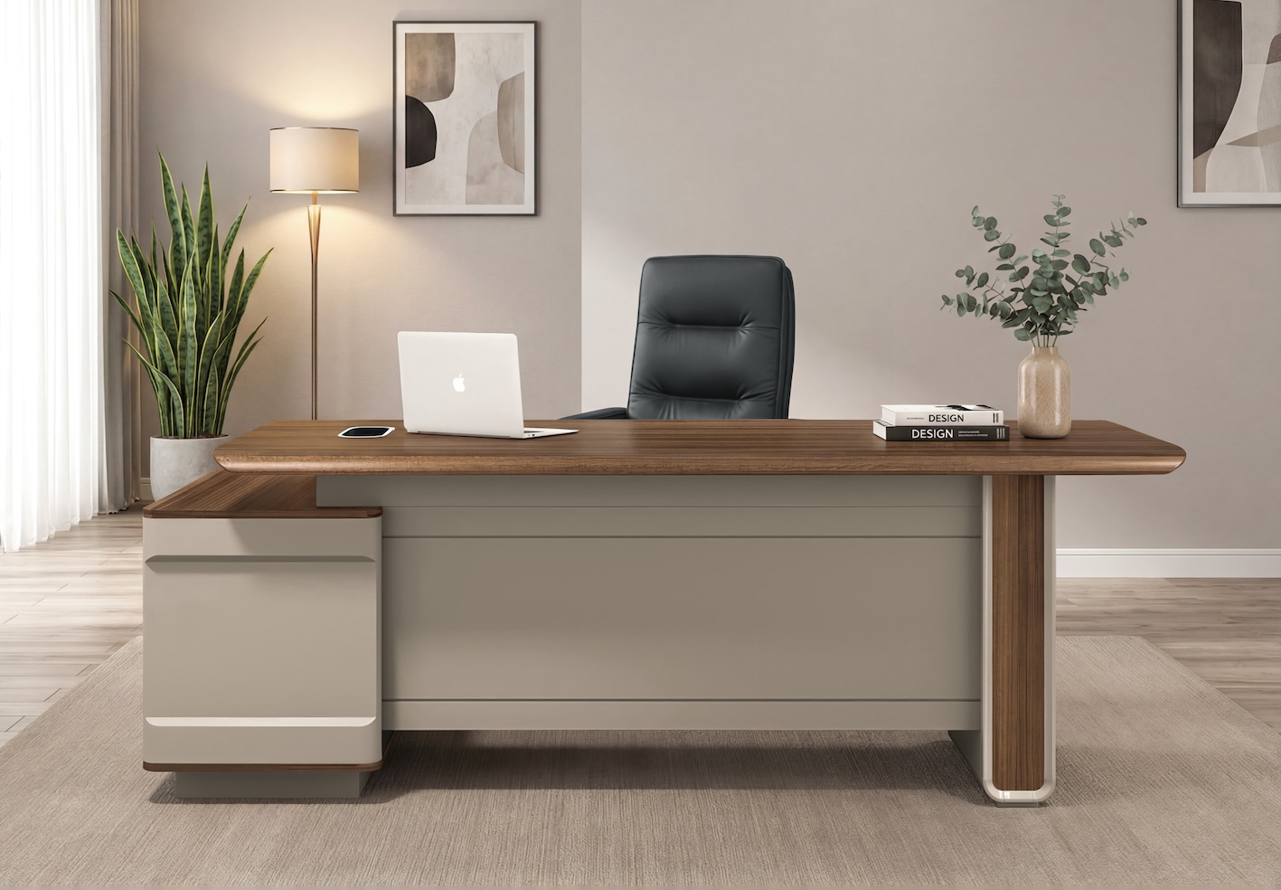 詹姆士6.6尺辦公桌