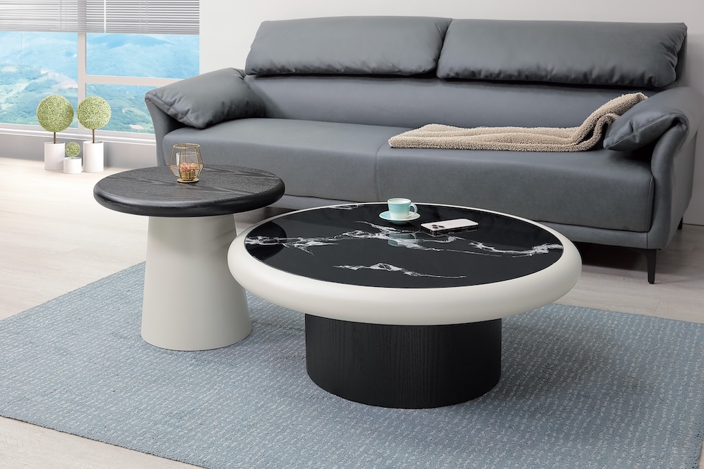 拉爾斯石面大茶几 拉爾斯小茶几