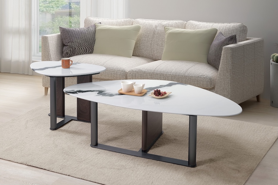 克拉斯石面大茶几 小茶几