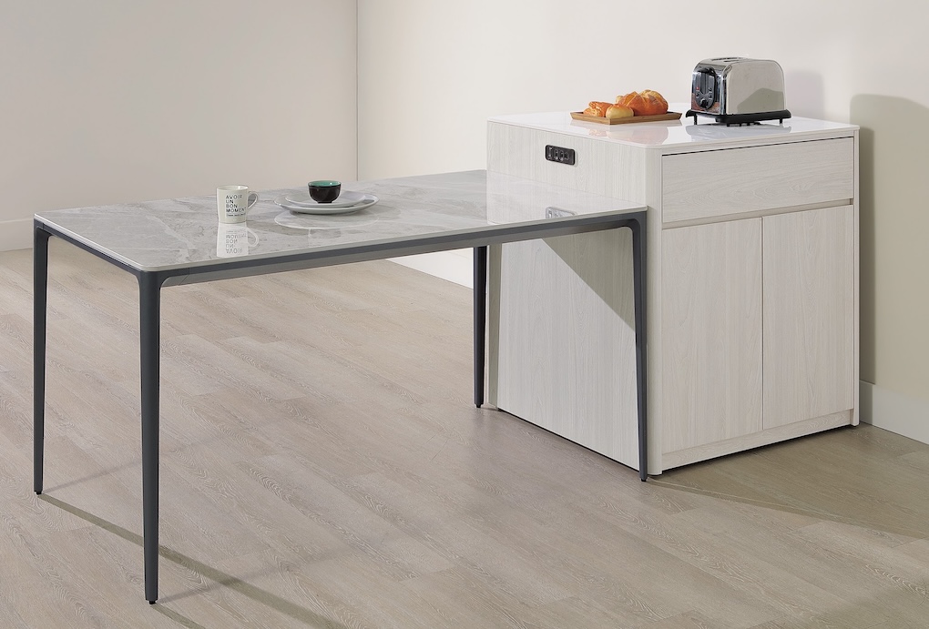 達納2.7x2.7尺岩板桌邊櫃