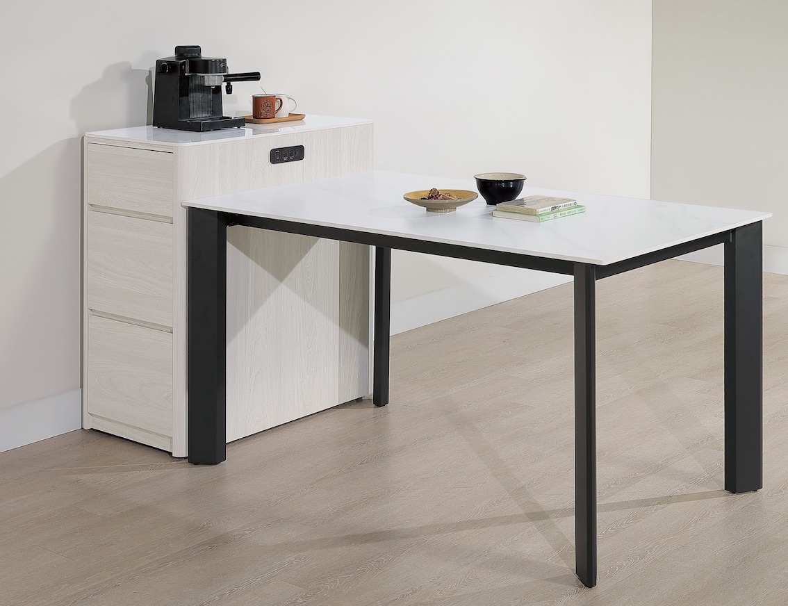 達納1.5x2.7尺岩板桌邊櫃