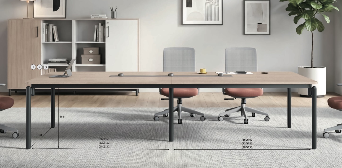 伯納德10.6尺會議桌