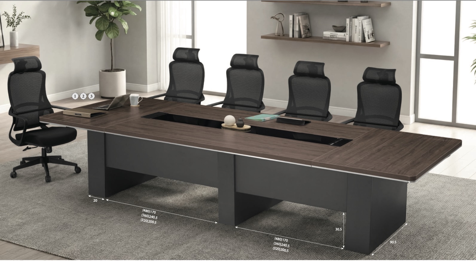 傑米耐10.6尺會議桌