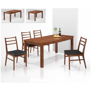 羅恩5尺多功能餐桌 拉合設計 邁爾斯餐椅