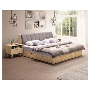 卡蜜拉床頭箱 5尺6尺 插座設計 床頭枕設計