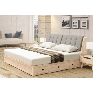 凱莉床頭箱 3.5尺5尺6尺 床頭枕設計 插座設計