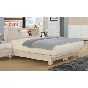 哥本哈根實木布面床頭片淺胡桃色 5尺6尺 床頭枕設計