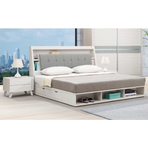 奧蘭多床頭箱 5尺6尺 插座設計 床頭枕設計