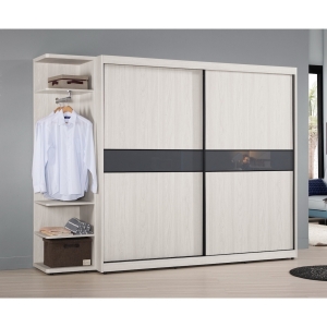 蘿克斯7.5尺拉門衣櫃 被櫃設計 自選內裝組合