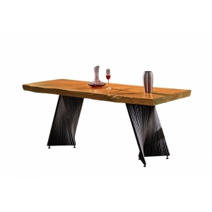 史瓦龍6.6尺實木餐桌
